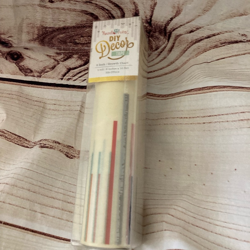 Hazel & Ruby growth chart decorative tape-NEW